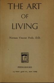 Cover of: The art of living by Norman Vincent Peale