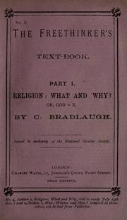 Cover of: Religion: what and why? or, God=X