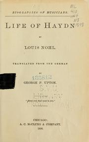 Cover of: Life of Haydn