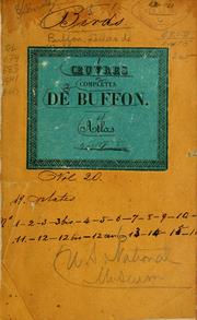 Cover of: Oeuvres completes de Buffon by Georges-Louis Leclerc, comte de Buffon