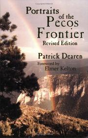 Cover of: Portraits of the Pecos frontier | Patrick Dearen