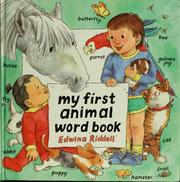 Cover of: My first animal word book