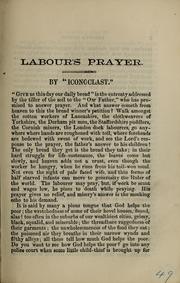 Cover of: Labour's prayer