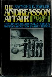 Cover of: The Andreasson affair, phase two