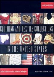 Cover of: Clothing And Textile Collections in the United States: A Csa Guide (Costume Society of America Series)