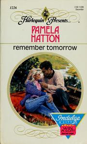 Cover of: Remember Tomorrow