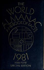 Cover of: The World almanac and book of facts, 1981 by 