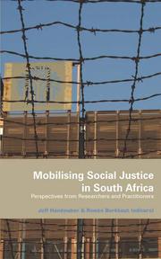 Cover of: Mobilising social justice in South Africa: perspectives from researchers and practitioners