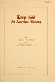 Cover of: Keep God in American history