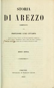 Cover of: Storia di Arezzo by Luigi Cittadini, Luigi Cittadini