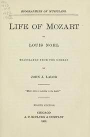 Cover of: Life of Mozart