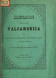 Cover of: Illustrazione della Valle Camonica