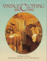 Cover of: Vintage clothing: 1880-1980 : identification & value guide