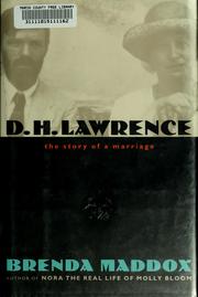 Cover of: D.H. Lawrence, the story of a marriage