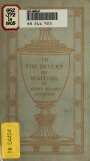 Cover of: In the desert of waiting: the legend of Camel-Back Mountain