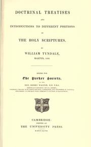 Cover of: Doctrinal treatises: and introductions to different portions of the Holy Scriptures