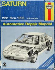Cover of: Saturn All Models: 1991-1996 (Haynes automotive repair manual series)