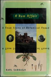 Cover of: A Rum affair: a true story of botanical fraud