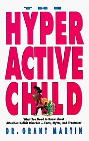 Cover of: The hyperactive child