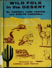 Cover of: Wild folk in the desert