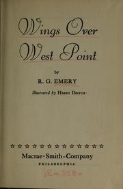 Cover of: Wings over West Point by R. G. Emery