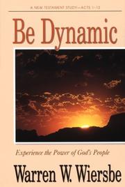 Cover of: Be dynamic