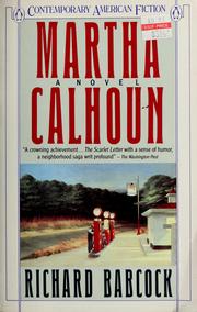 Cover of: Martha Calhoun by Richard Babcock