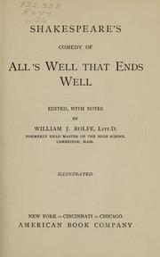 Cover of: [Works of Shakespeare] by edited, with notes by William J. Rolfe