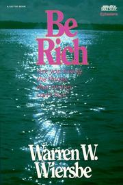 Cover of: Be Rich (Be)