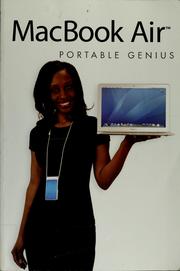 Cover of: MacBook Air portable genius