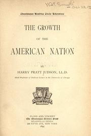 Cover of: The growth of the American nation