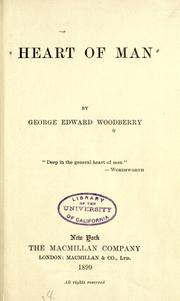 Cover of: Heart of man by George Edward Woodberry