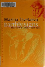 Cover of: Earthly signs by Marina T͡Svetaeva