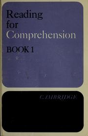 Cover of: Reading for comprehension
