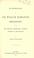 Cover of: An Examination of Sir William Hamilton's Philosophy and of the Principal Philosophical Questions Discussed in his Writings
