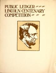 Public ledger Lincoln centenary competition