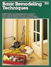 Cover of: Basic remodeling techniques