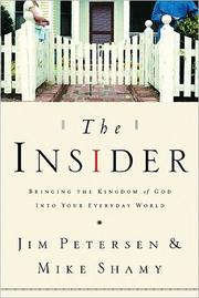 Cover of: The Insider by Jim Petersen, Mike Shamy
