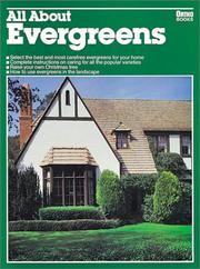 Cover of: All About Evergreens (5259) by Ortho Books