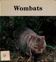 Cover of: Wombats