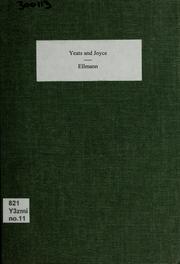 Cover of: Yeats and Joyce. by Richard Ellmann