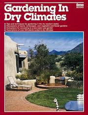 Cover of: Gardening in dry climates