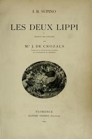 Cover of: Les deux Lippi