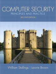 Cover of: Computer Security: by William Stallings
