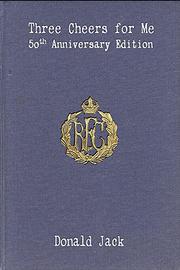 Cover of: Three Cheers for Me: The Journals of Bartholomew Bandy, R.F.C. by 