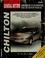 Cover of: Chilton's GM Lumina/Grand Prix/Cutlass Supreme/Regal 1988-96 repair manual