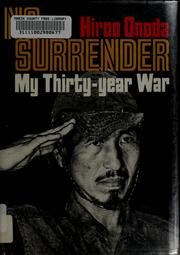 Cover of: No surrender by Hiroo Onoda