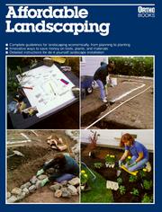 Cover of: Affordable landscaping