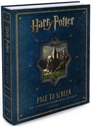 Cover of: Harry Potter Page to Screen by 