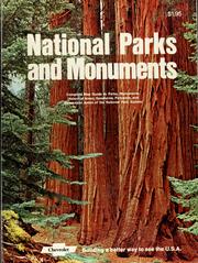 Cover of: National parks and monuments